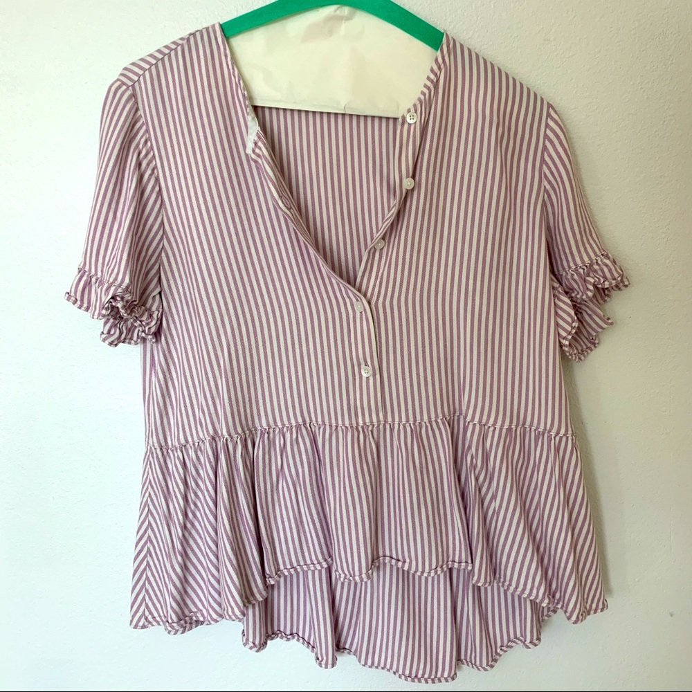 Striped Madewell Blouse